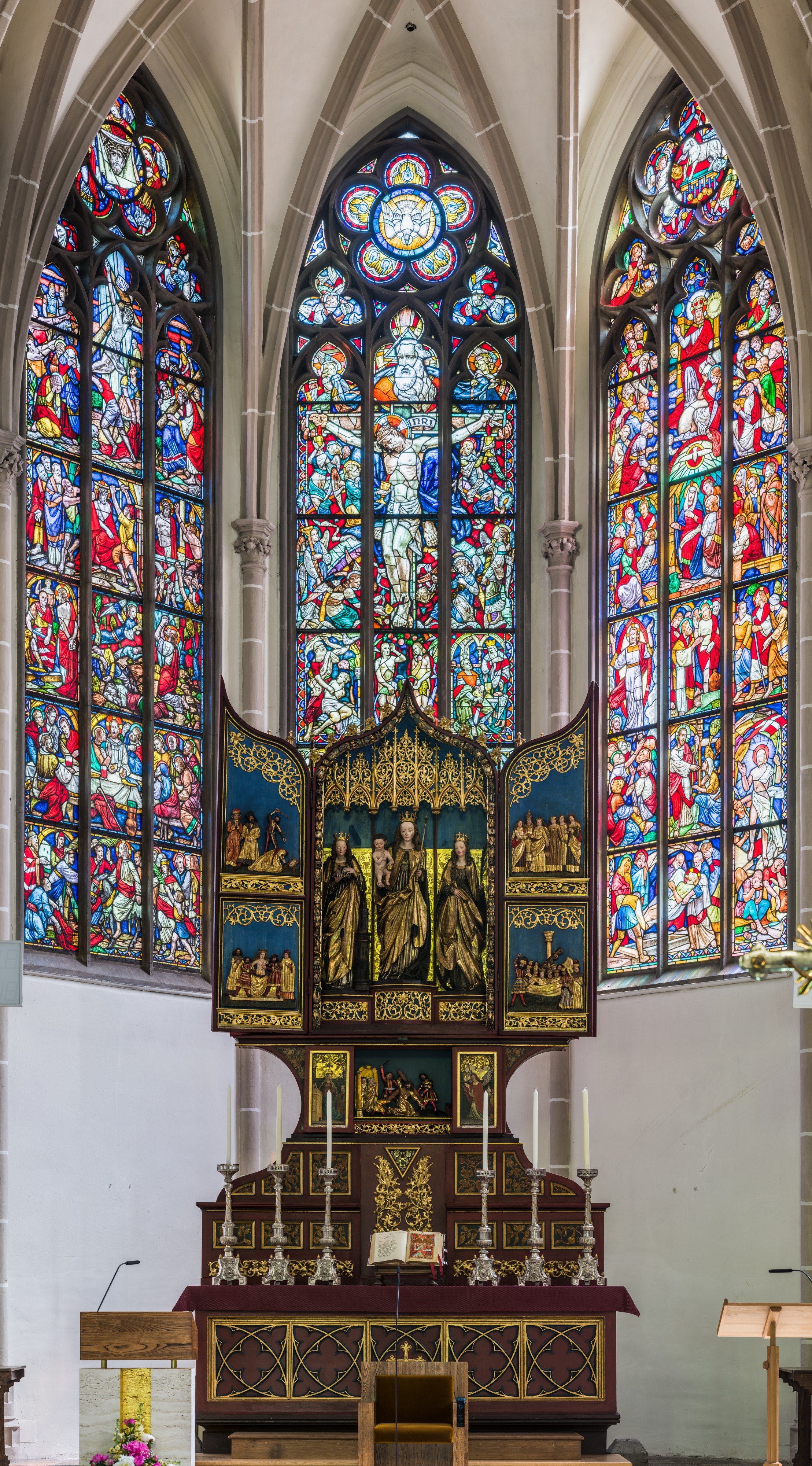 Waidhofen an der Ybbs Pfarrkirche Flügelaltar 02