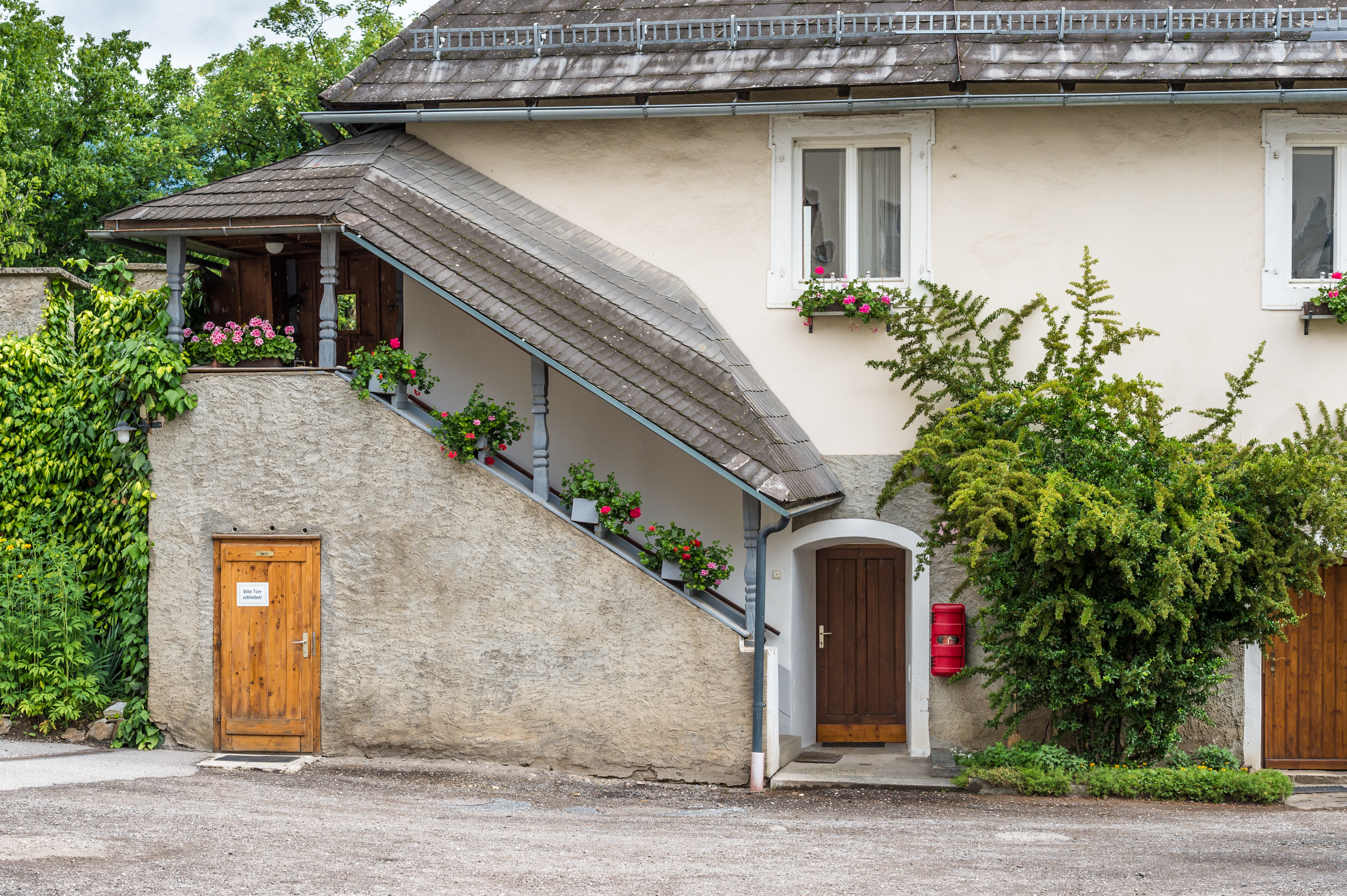 Wernberg Klosterweg 2 Mesnerhaus und Pförtner Treppenaufgang 14062018 5862