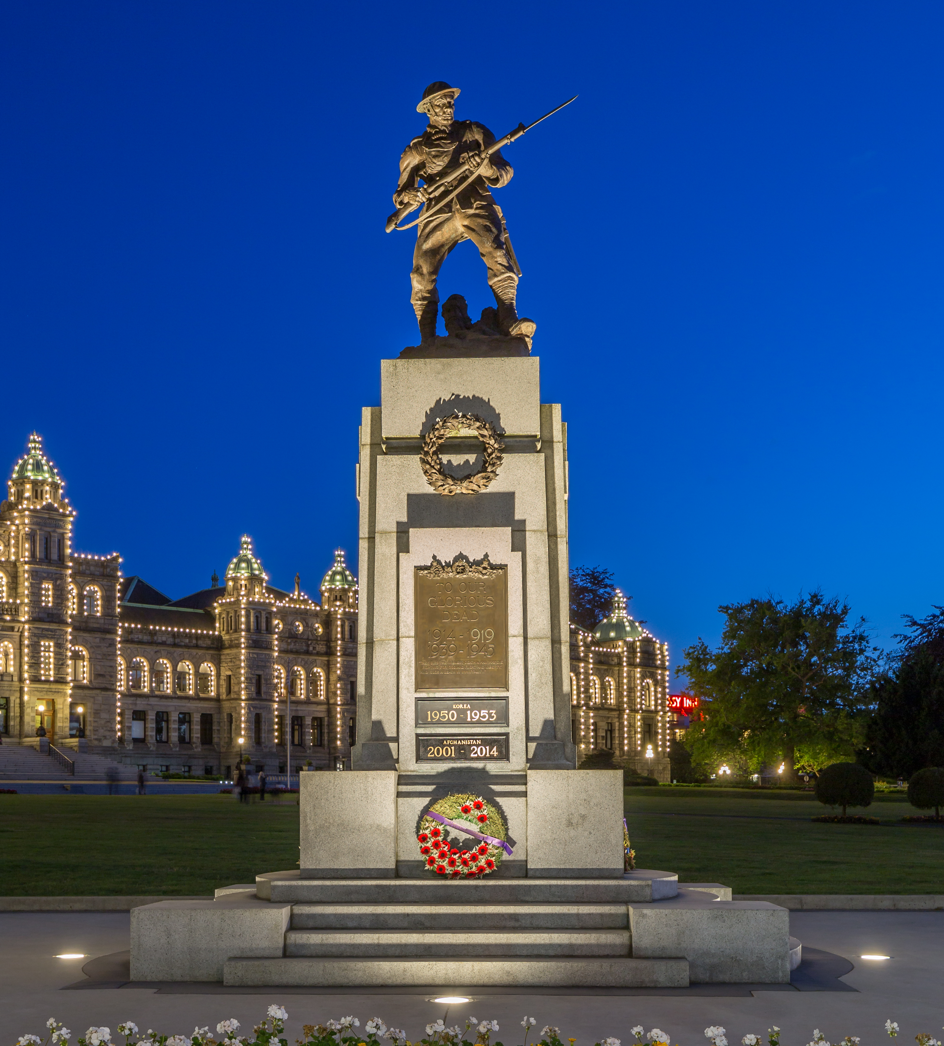 British Columbia Legislature Cenotaph, British Columbia, Canada