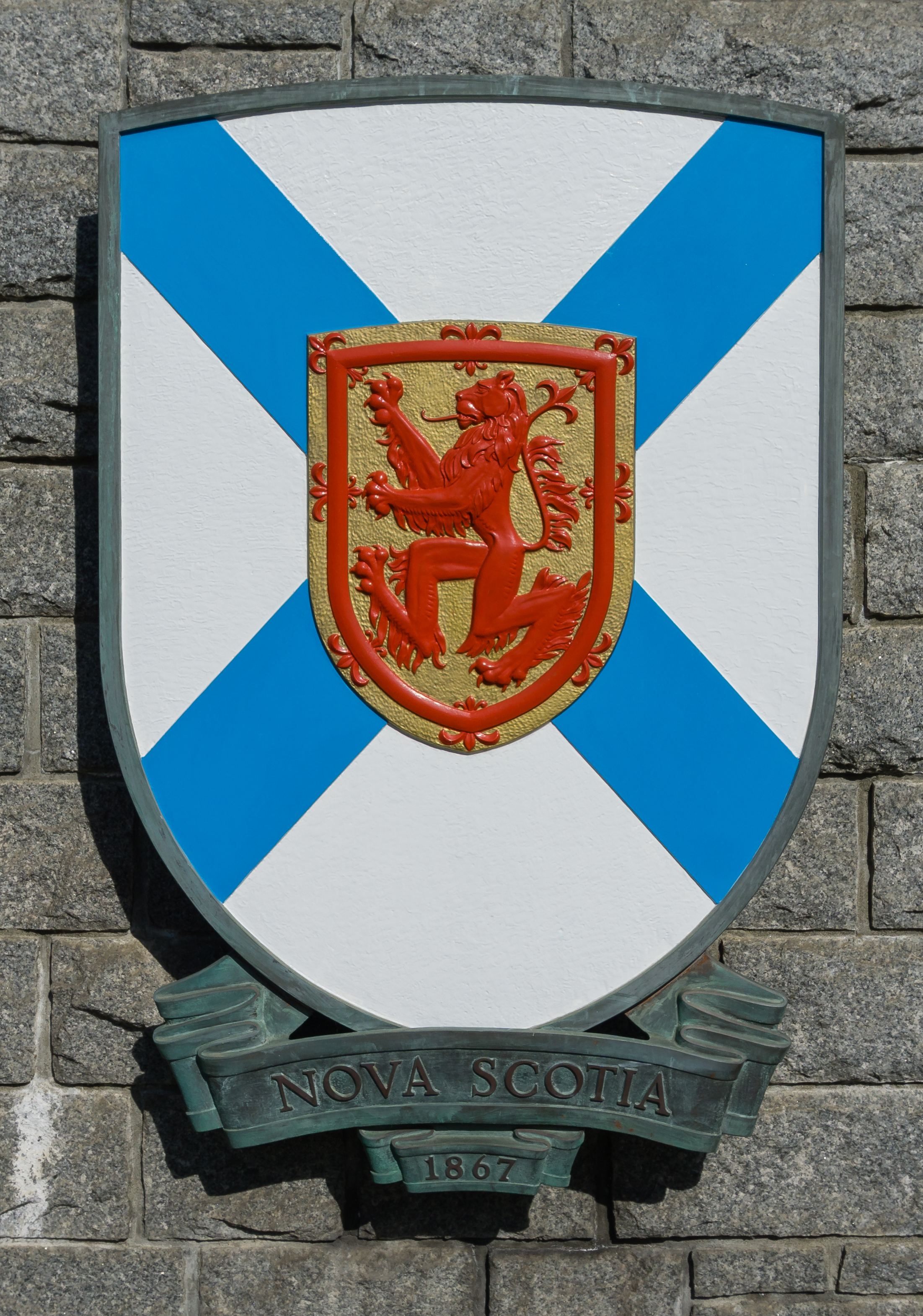 Coats of arms of Nova Scotia, Confederation Garden Court, Victoria, British Columbia, Canada 22