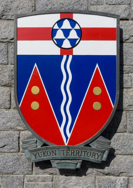 Coats of arms of Yukon, Confederation Garden Court, Victoria, British Columbia, Canada 13