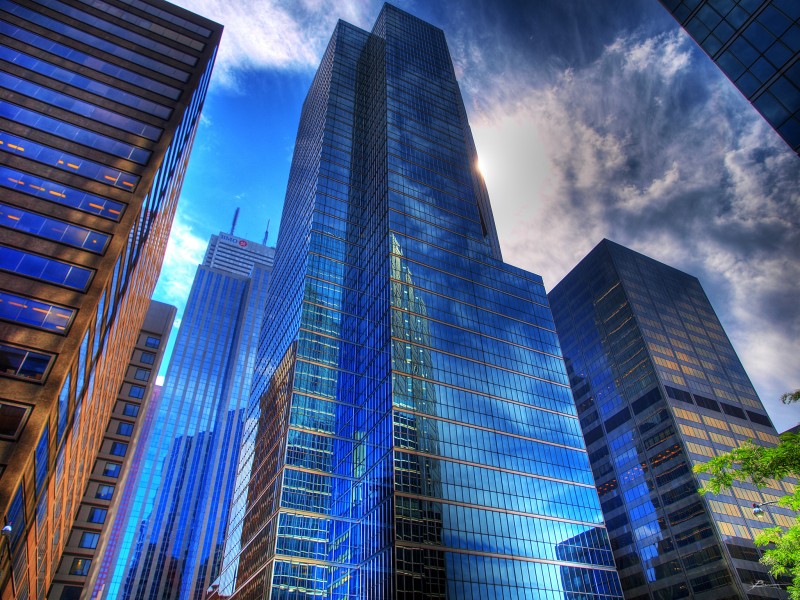 Glass Steel Sky Toronto