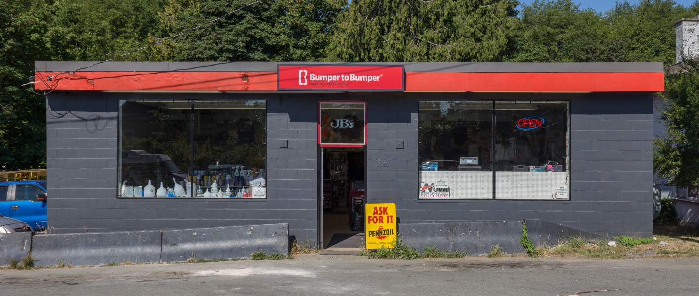 JB's Saltspring Auto Parts shop, Ganges, British Columbia, Canada