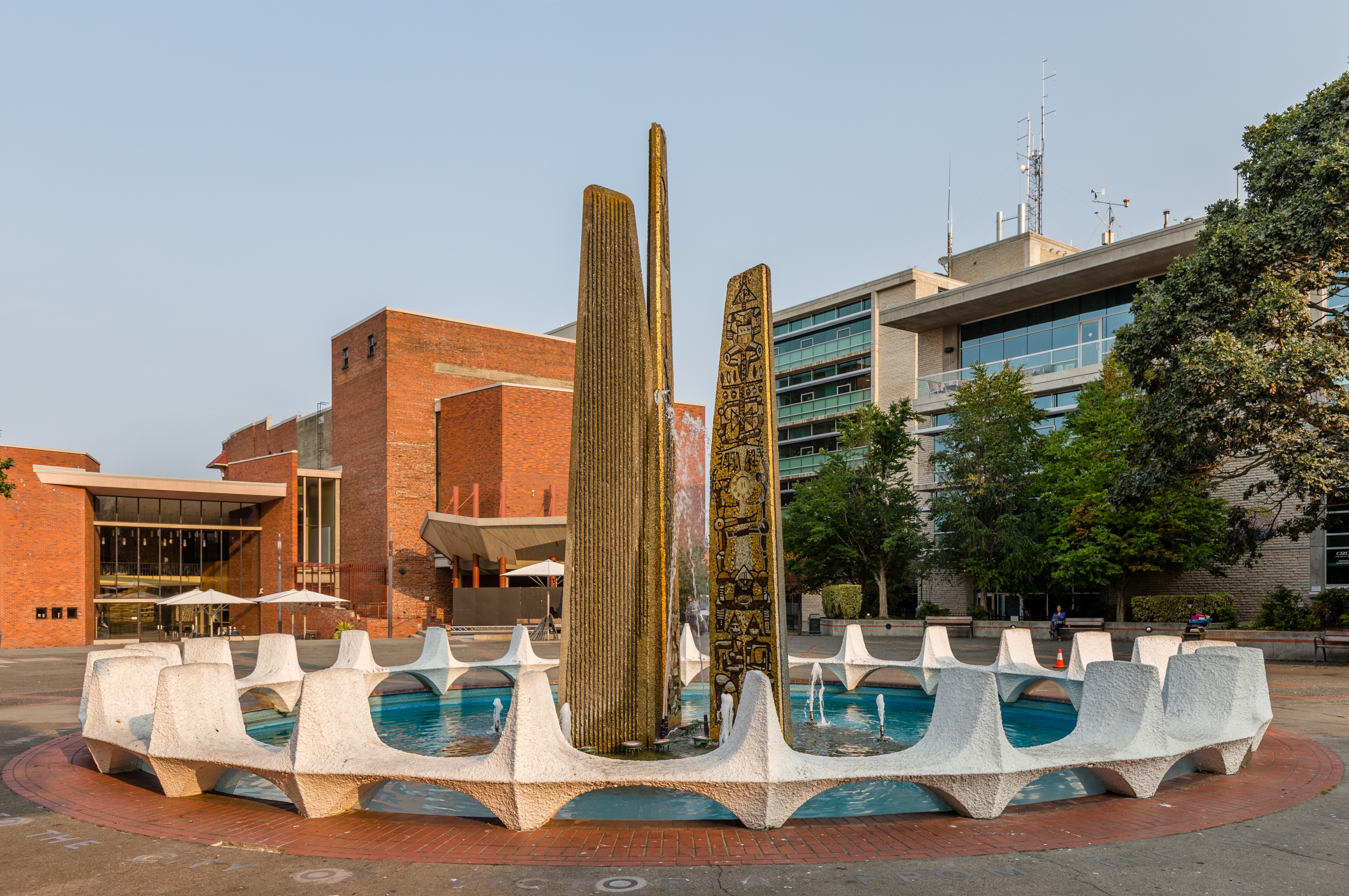 Centennial Square Fountain, Victoria, British Columbia, Canada 04