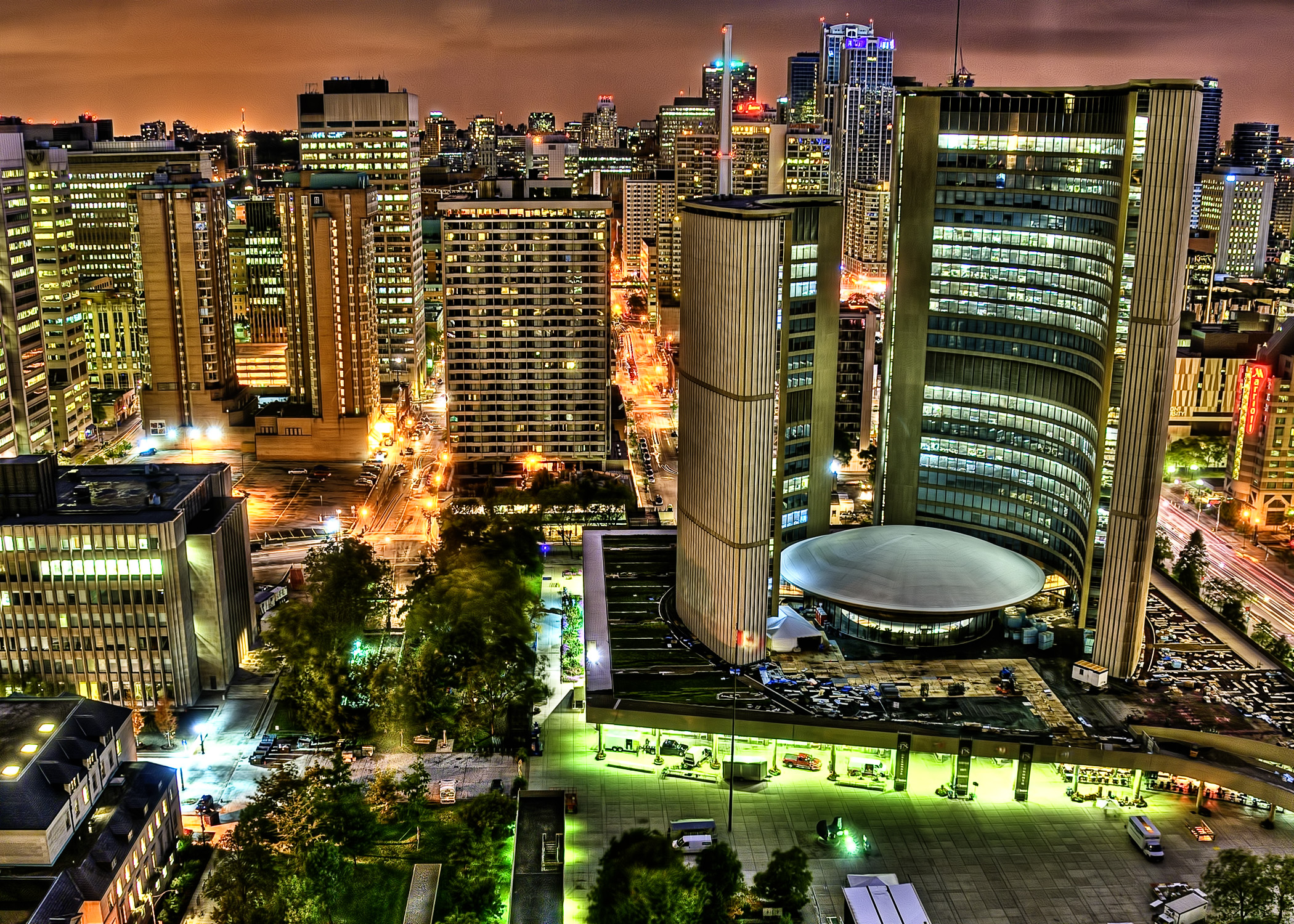 Toronto city hall hdr