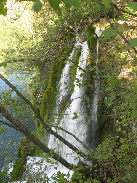 Waterfall in plitvice lakes national park, croatia