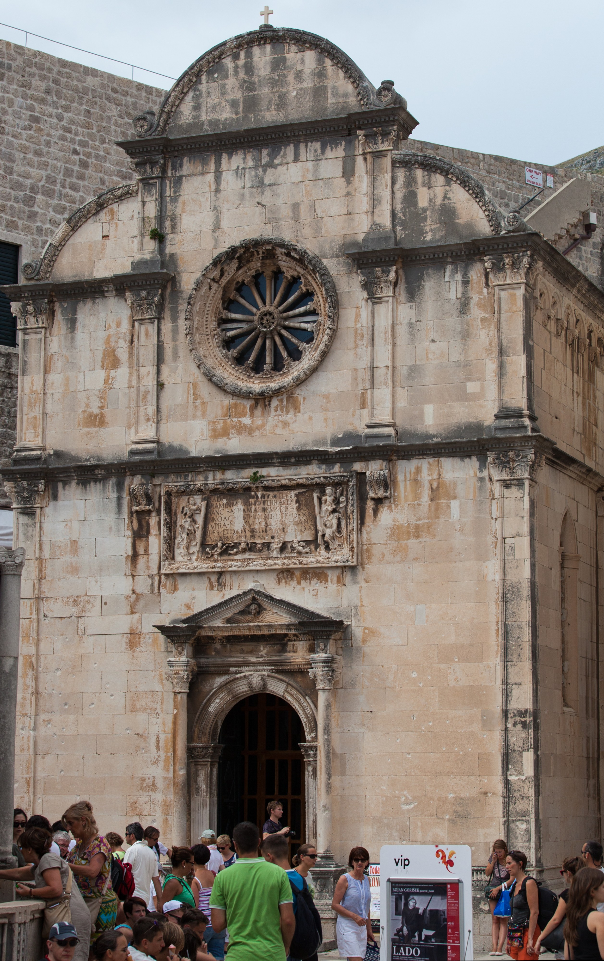 a church in Dubrovnik, Croatia, Europe, July 2014, picture 8