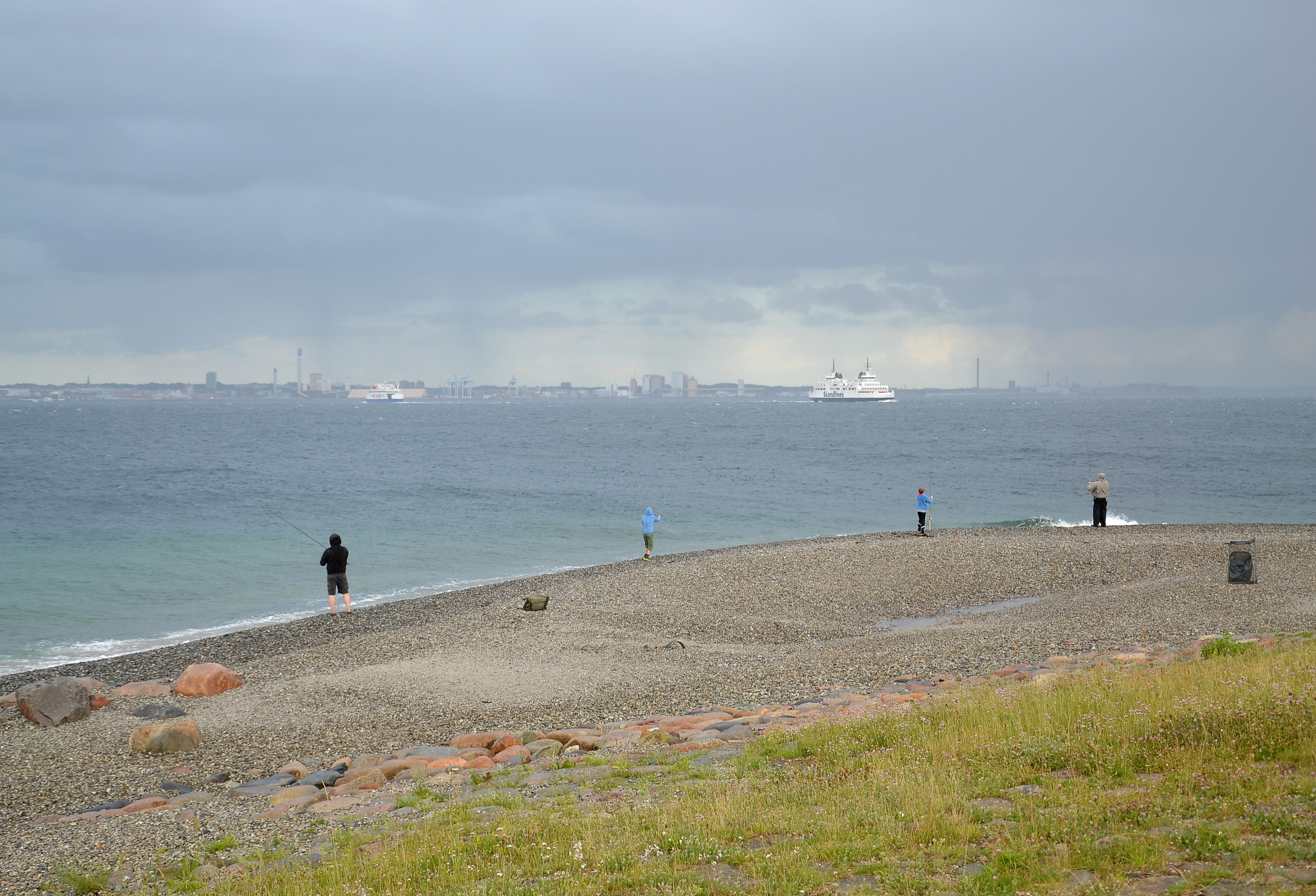 Beach in Helsingør, Denmark