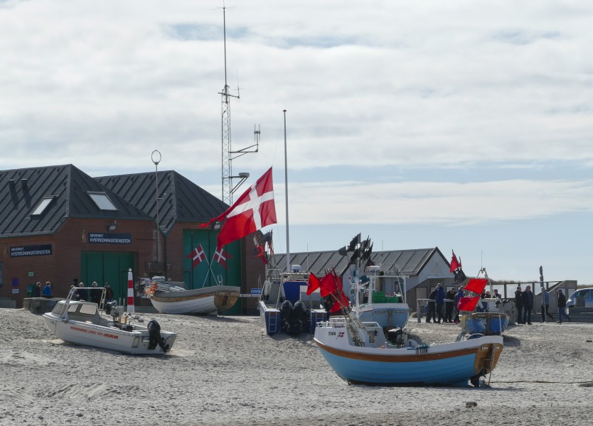 Danish flag in Nørre Vorupør