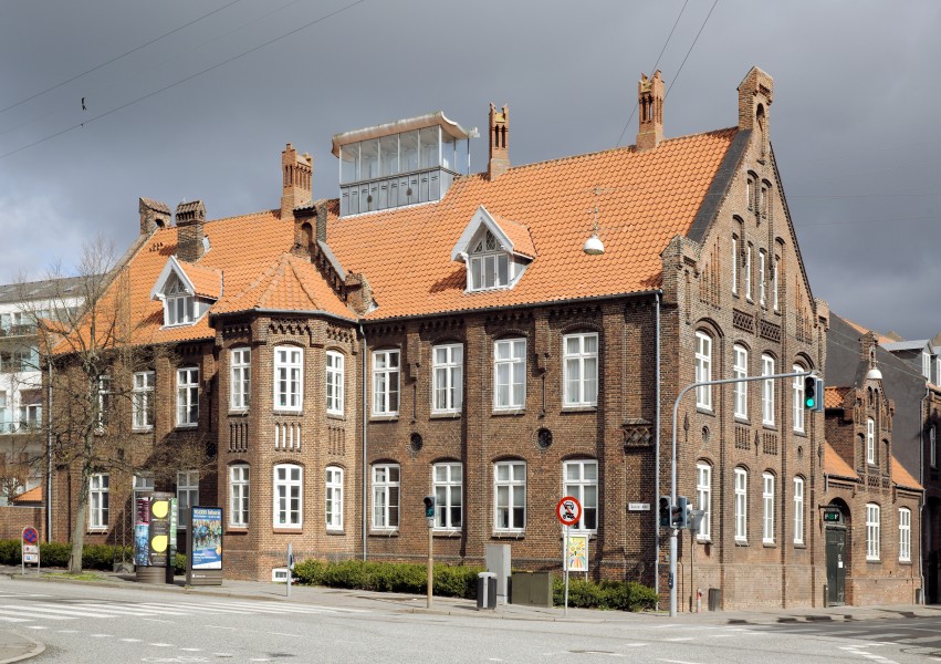 Fredensgade 36 – facaden mod Sønder Alle, Aarhus, Denmark