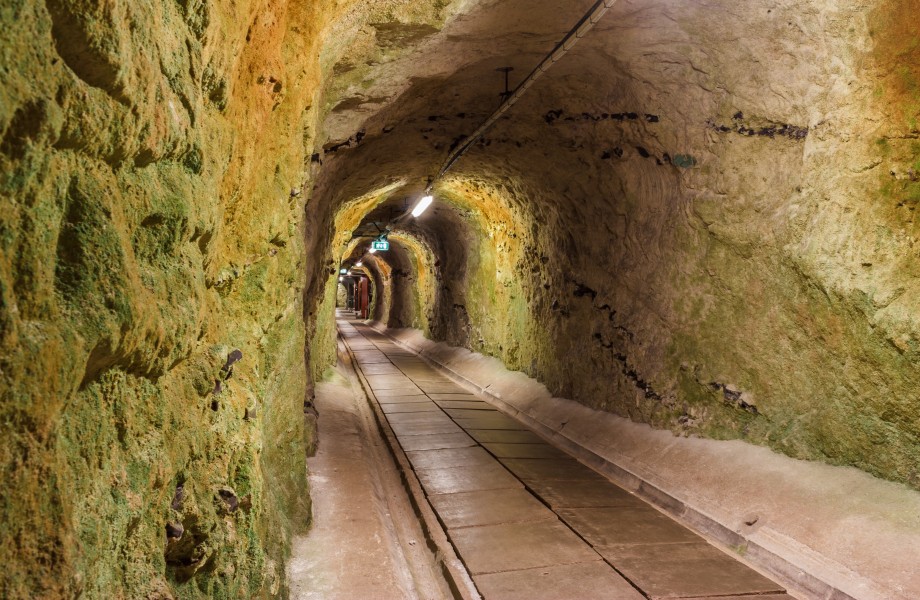 Underground passage, Stevnsfort Cold War Museum, Denmark-4845