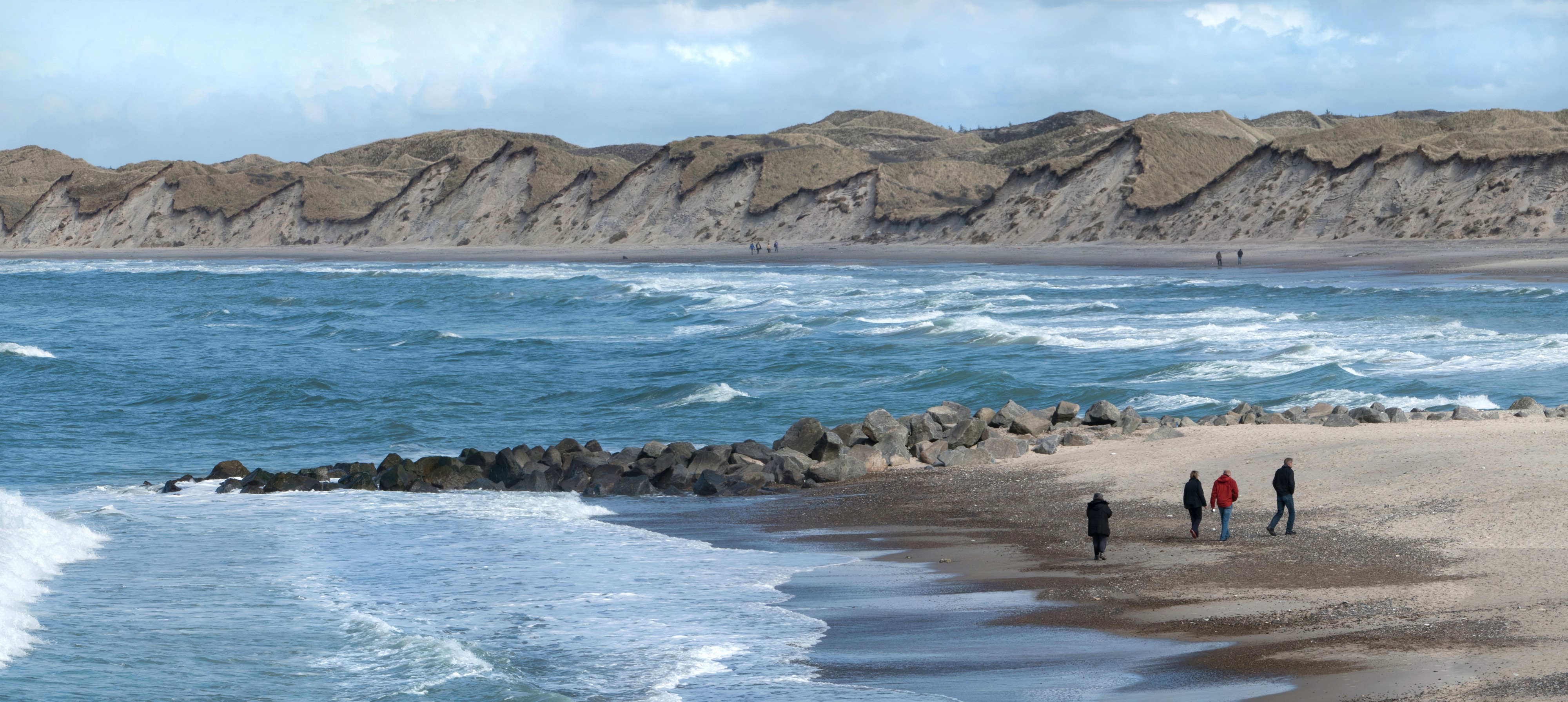 Small panorama of Nørre Vorupør Strand
