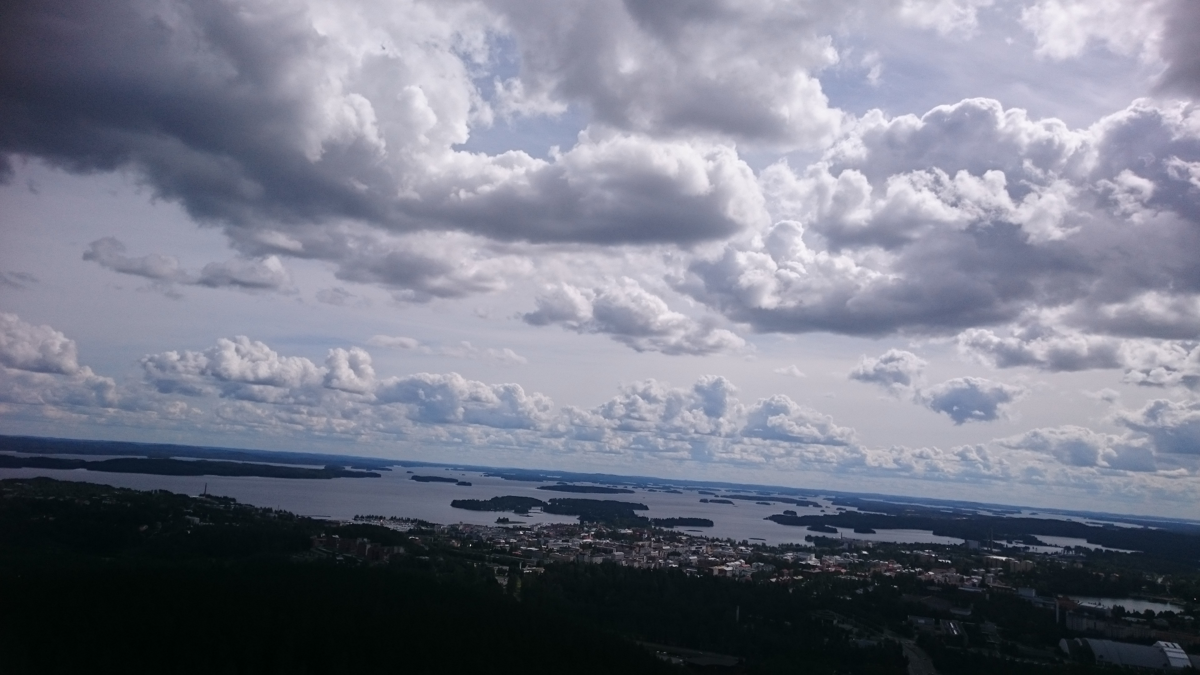 Kuopio skyview Kallavesi
