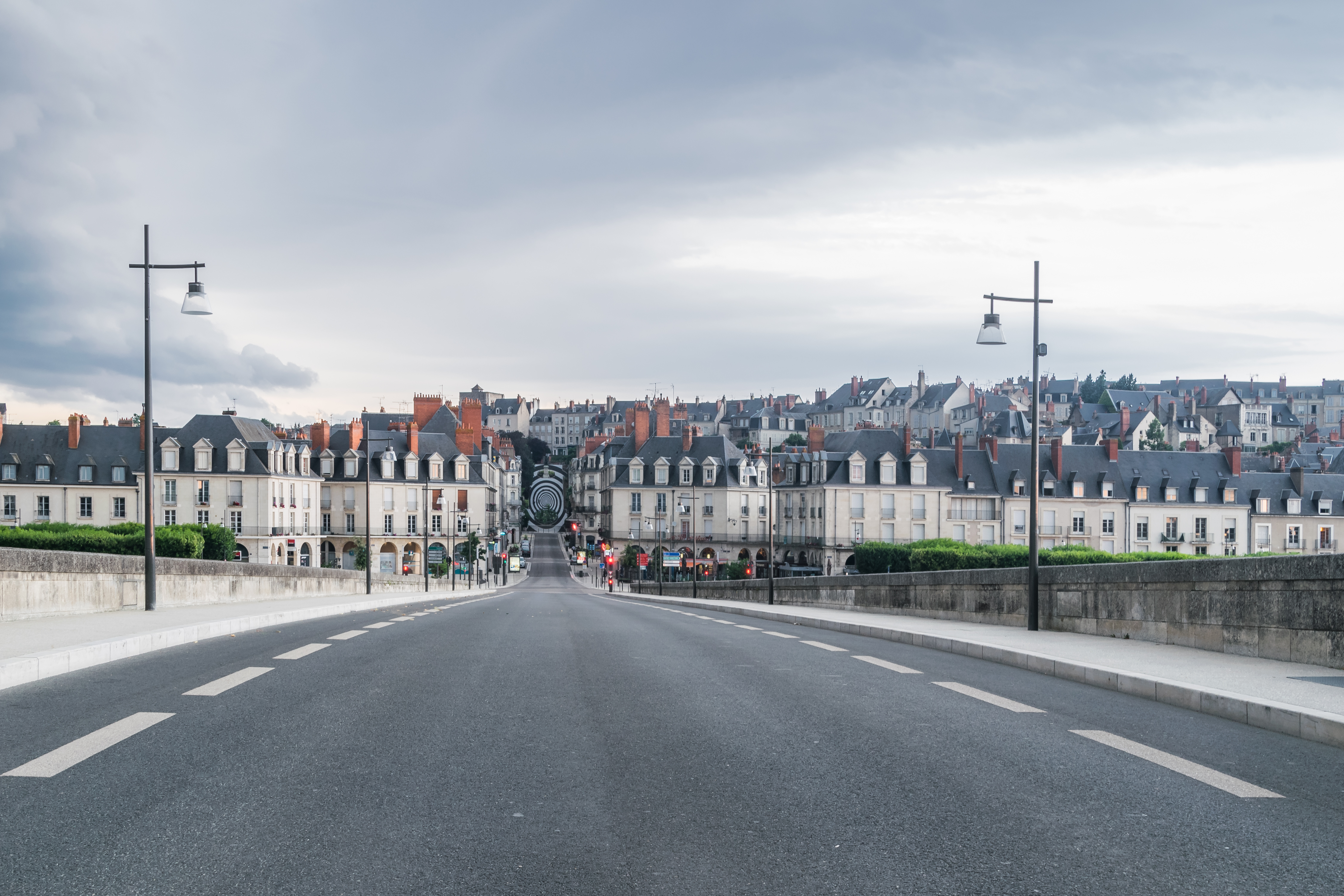 City of Blois from the bridge of Jacques-Gabriel 01