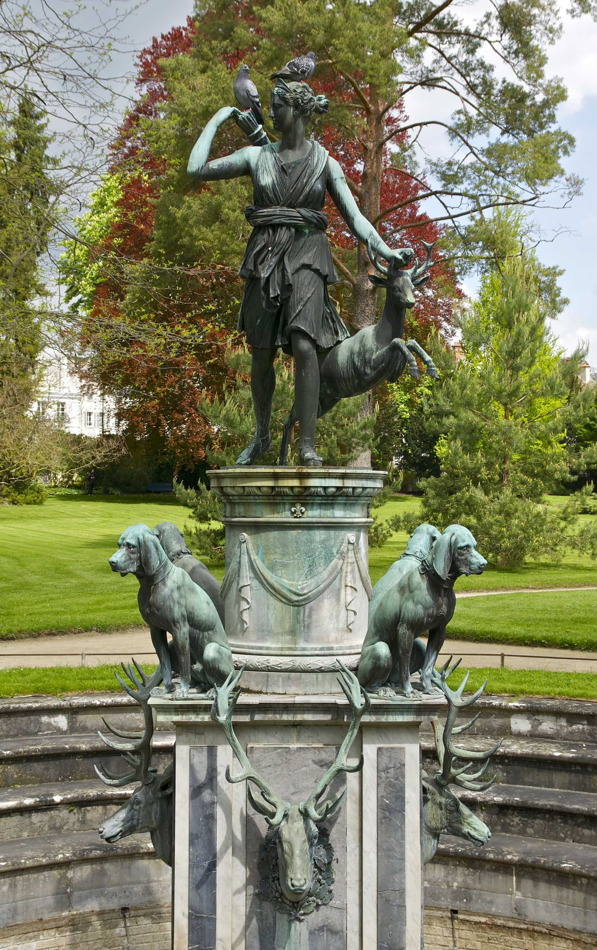 Fontaine jardin de Diane Fontainebleau