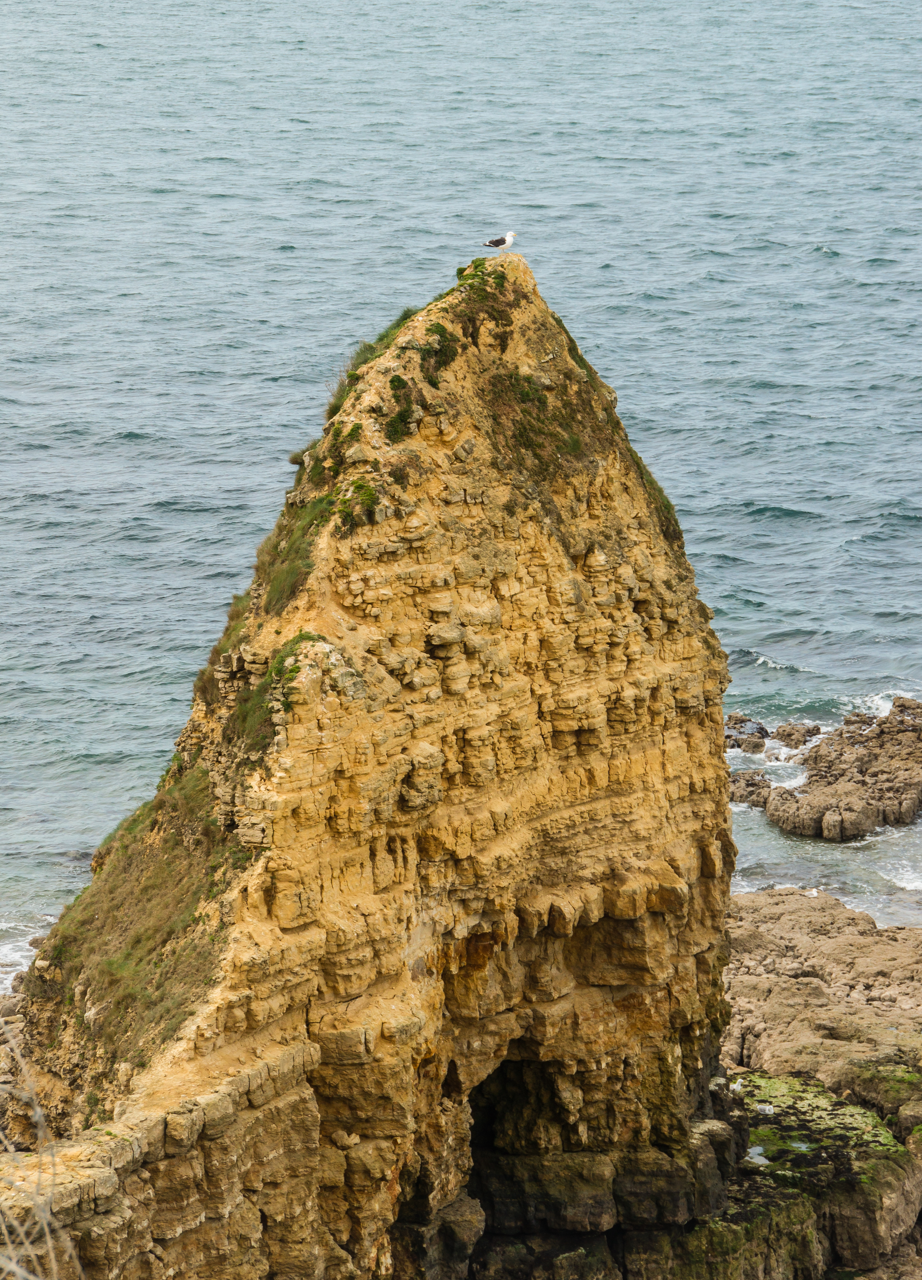 Geological Pointe du Hoc Calvados, France