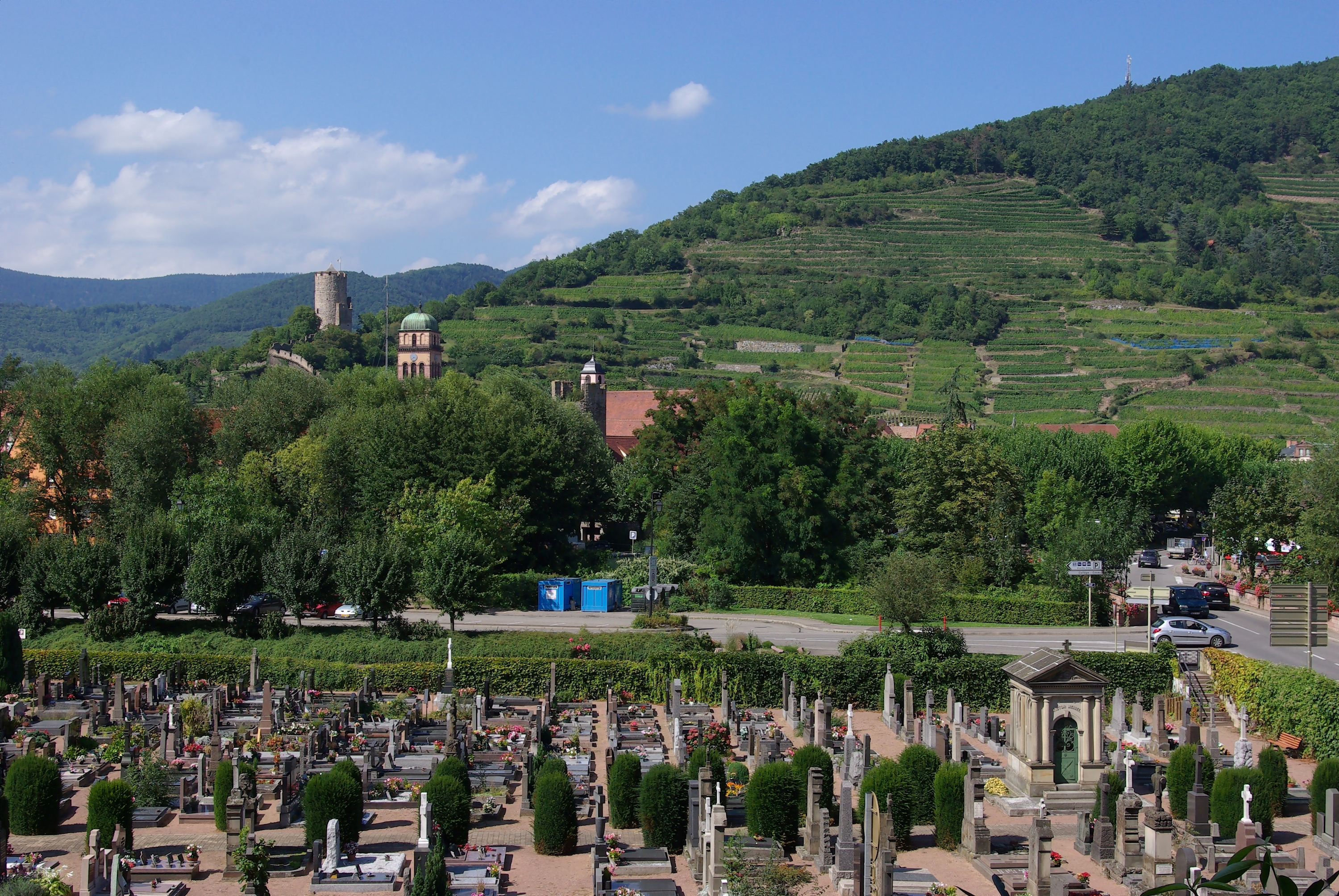 Kaysersberg Cimetière et vignes 2011