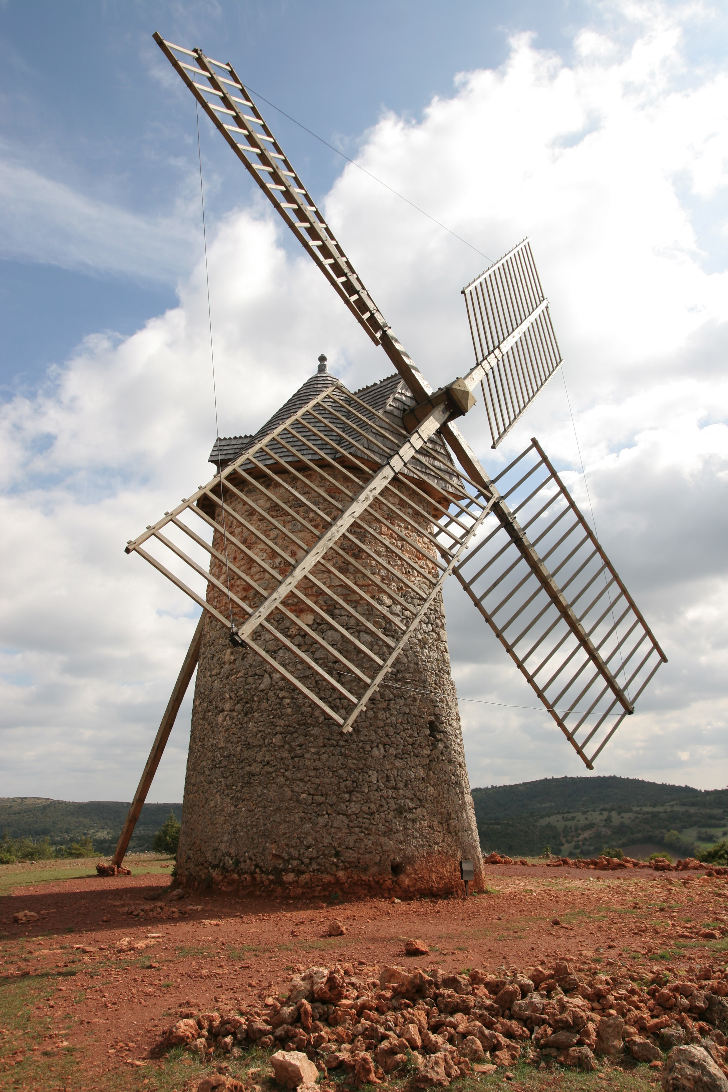 La Couvertoirade wind mill 01