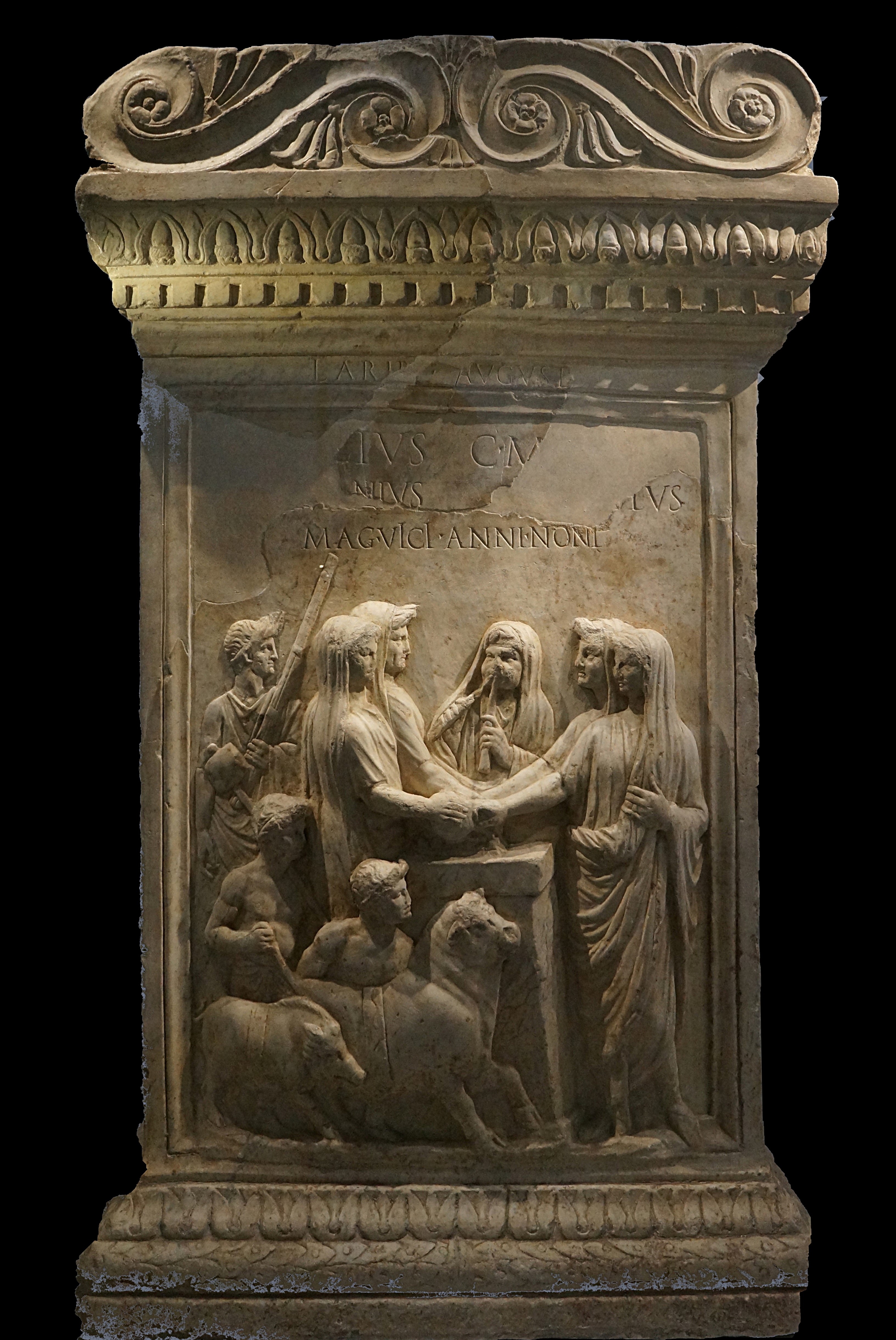 Louvre-Lens Autel.- Sacrifice compitalice (cap855)