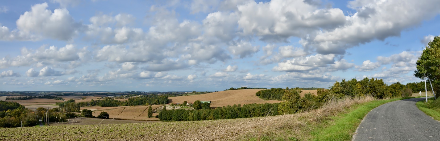 Bouteilles-Saint-Sébastien Vaumour Vue vers NNE D97 2013