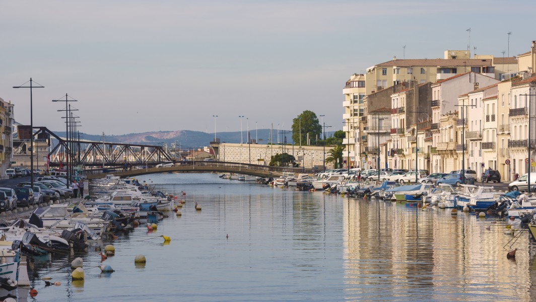 Canal de Sète depuis le Pont Virla 01