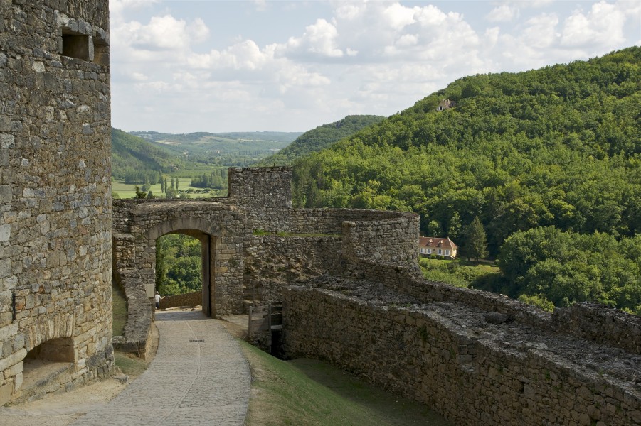 Château de castelnaud entrée