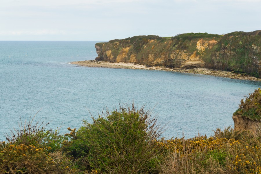Coast line from Pointe du Hoc