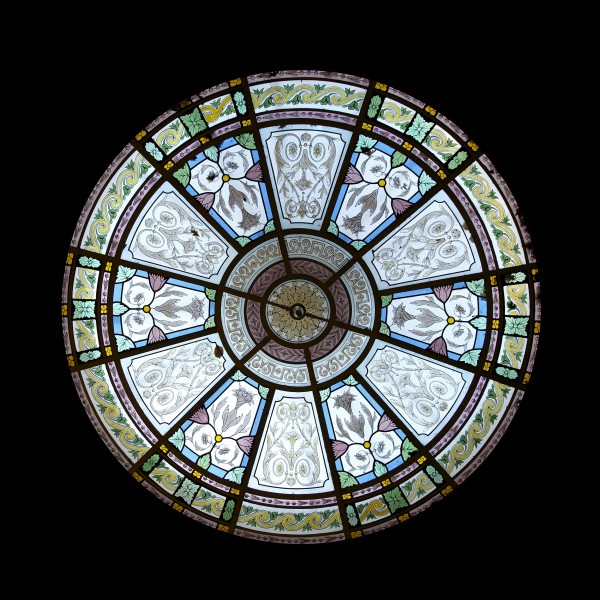 Dôme vitrail musée toile de Jouy