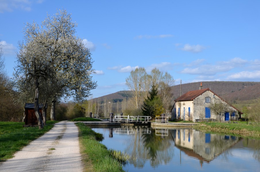 Ecluse canal de Bourgogne entre Veuvey sur Ouche et la Forge DSC 0578