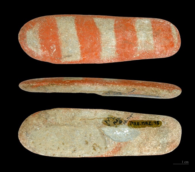 Galet peint MHNT.PRE.MAZ.15