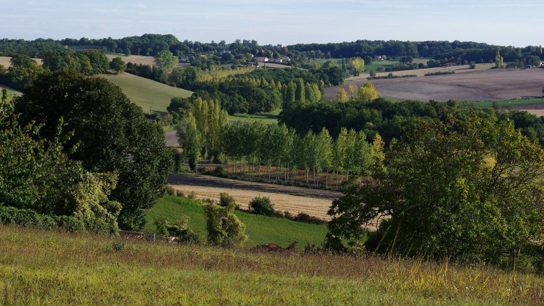Juignac vu de St Amant