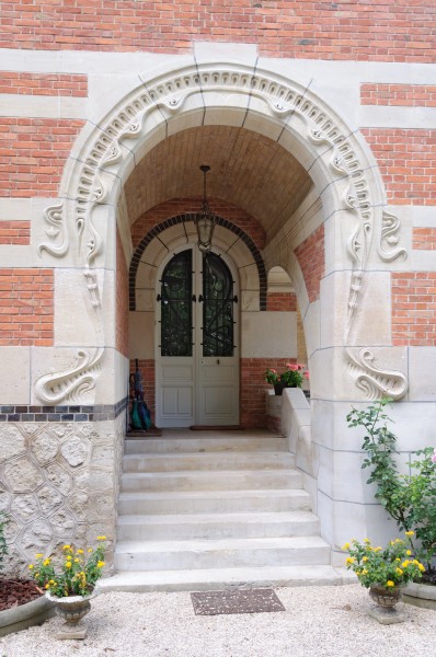 Le Vesinet villa Berthe La Hublotiere Guimard porche porte