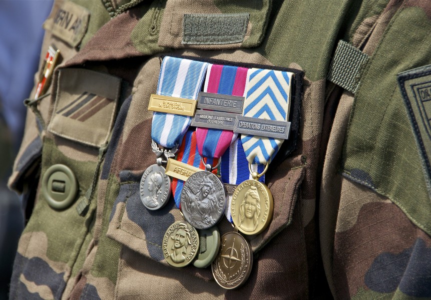 Médailles caporal chef 1er rgt d'infanterie