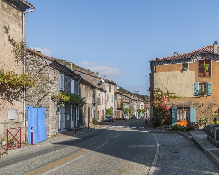 Main street in Mayres