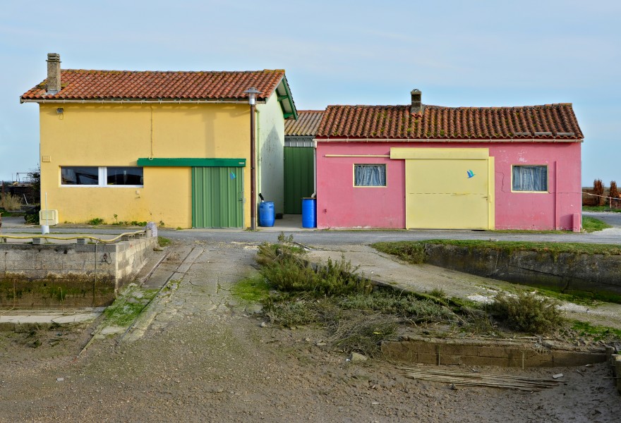 Marennes 17 La Cayenne Bâtiments ostréicoles façades 2014