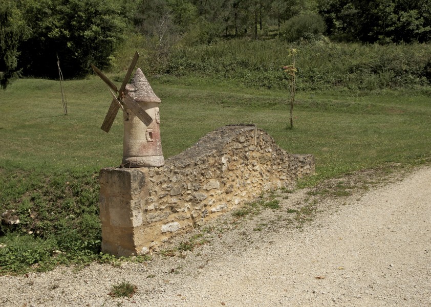 Moulin décoratif parapet