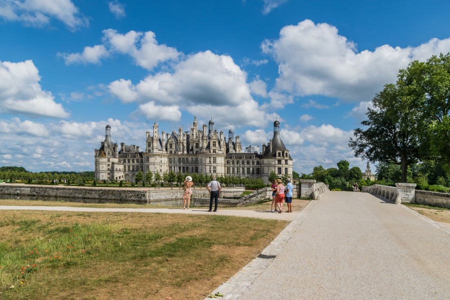 North-west exposure of the Chambord Castle 03