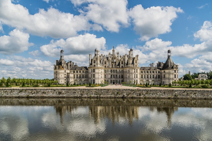 North-west facade of the Castle of Chambord 05
