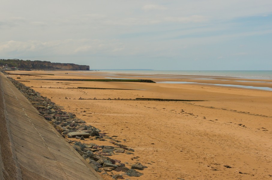 Omaha Beach from Dog Red sector