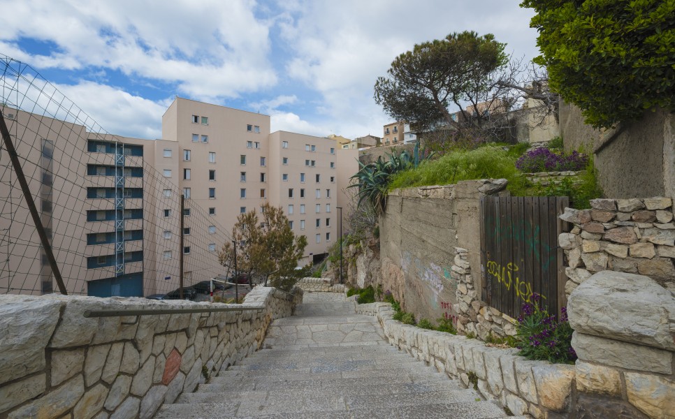 Outside stairs in Sète 03