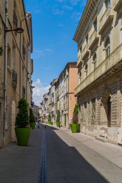 Rue Anatole France in Pezenas 02