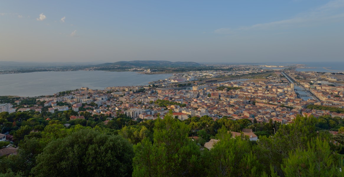 Sète from Mount Saint-Clair, Hérault 01