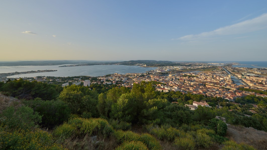 Sète from Mount Saint-Clair, Hérault 02