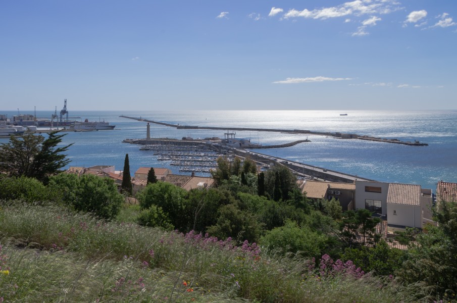 Sète from Saint-Clair