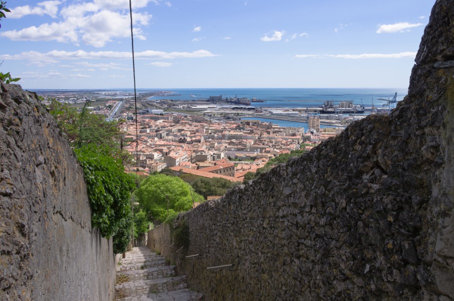 Stairs, Chemin du Mas Rousson, Sète, Hérault 03