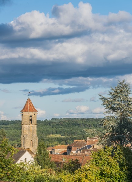 Tower of the town hall of Belves 03