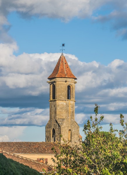 Tower of the town hall of Belves 09