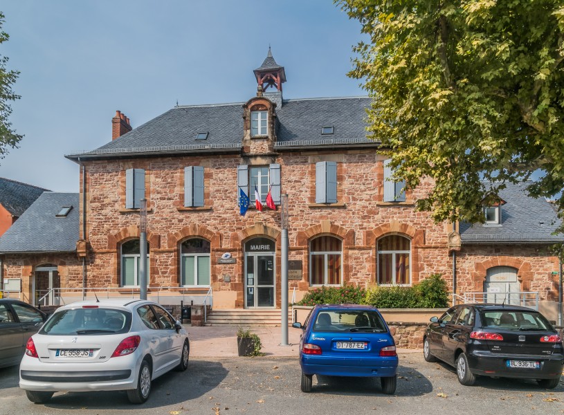 Town hall of Clairvaux-d'Aveyron
