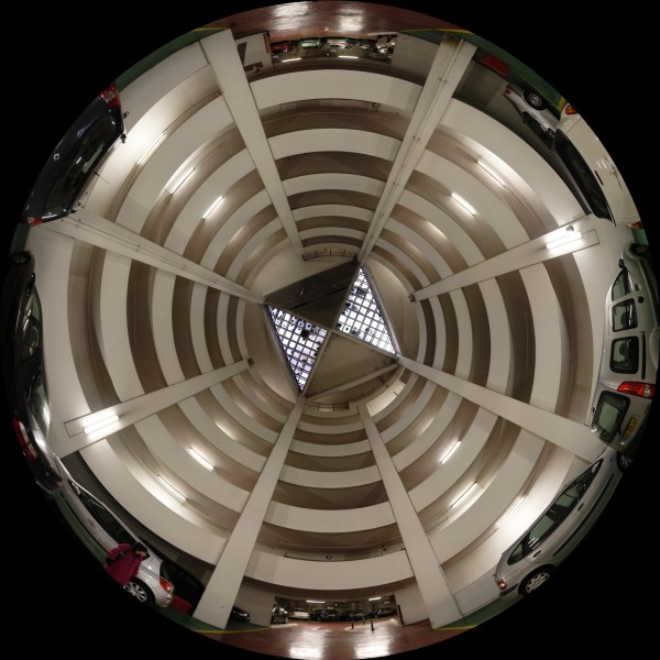Underground Parking Nantes Fisheye