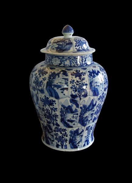 Vase bleu vicomte1